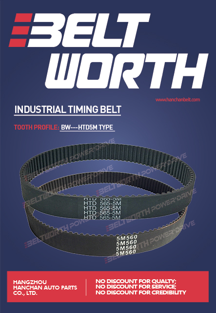 HTD5M Type Industrial Timing Belt