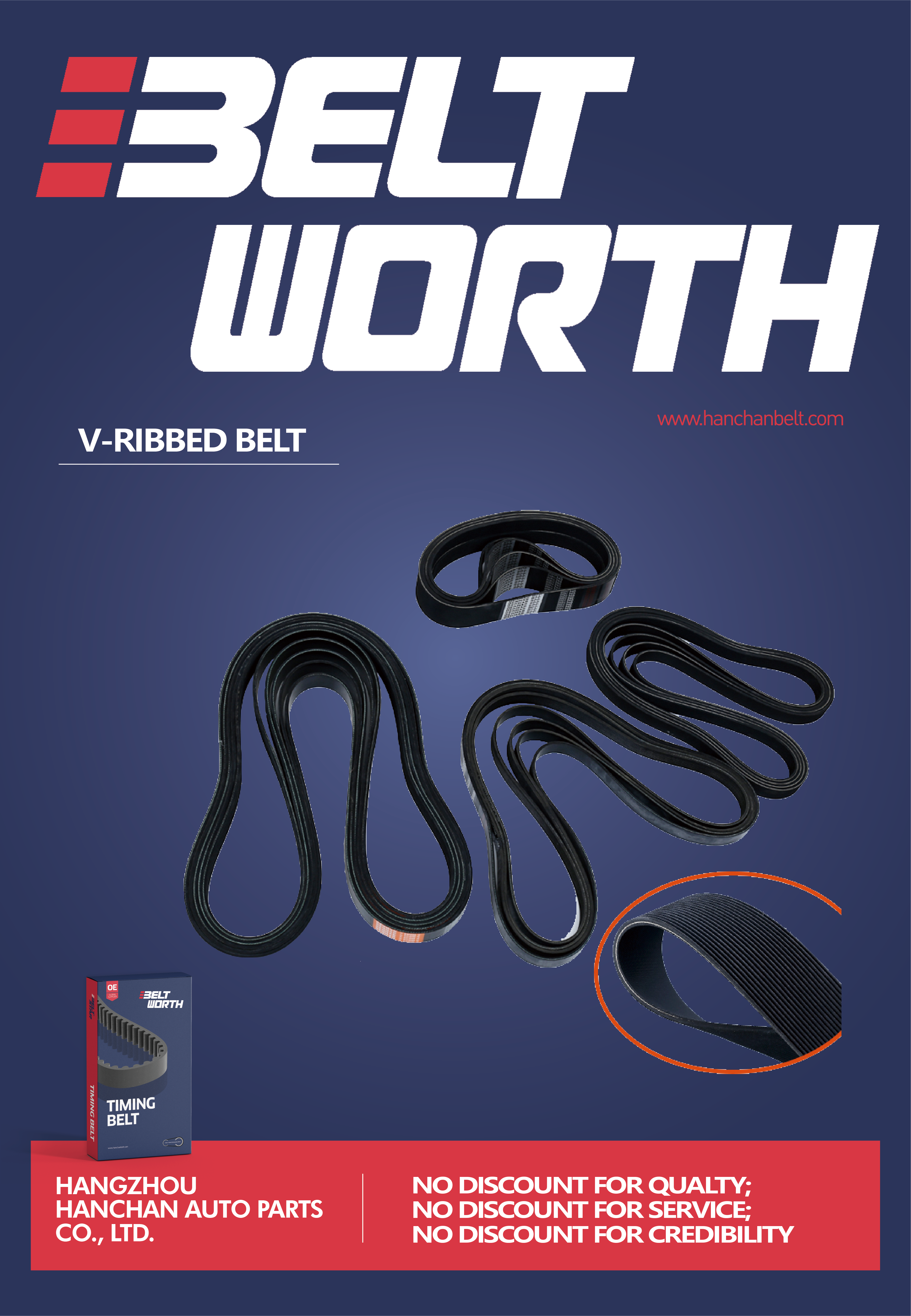 V-Ribbed Belt PH Type